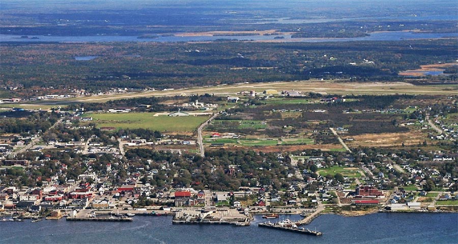 Aerial view of Yarmouth