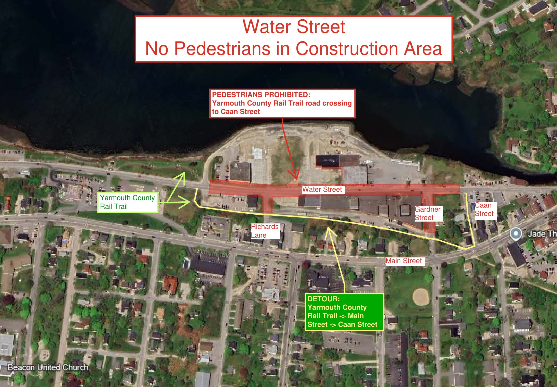 20260609 Water St No Pedestrian Access 1