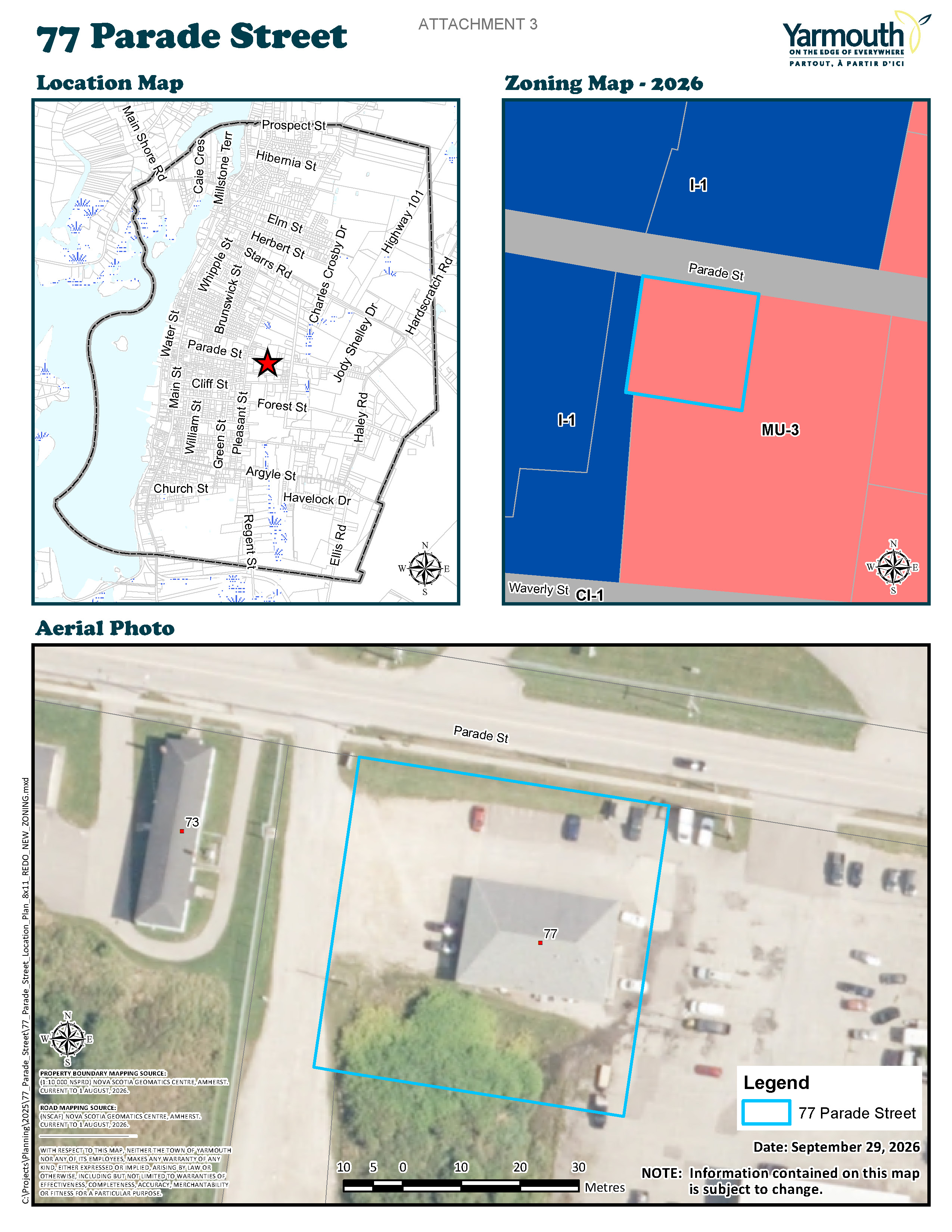 Attachment 3 LocationZoning Map DA2025 007