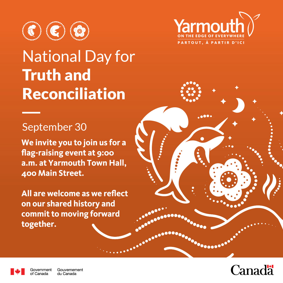 Flag rasiing Truth and Reconciliation