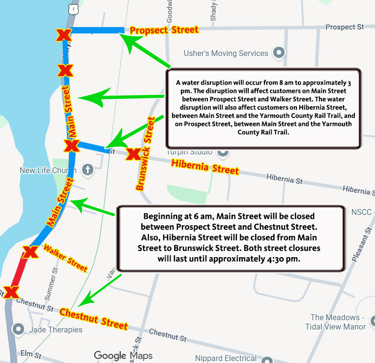 Water disruption May 21