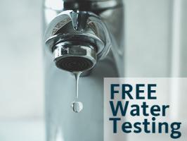 Apply for FREE Water Testing